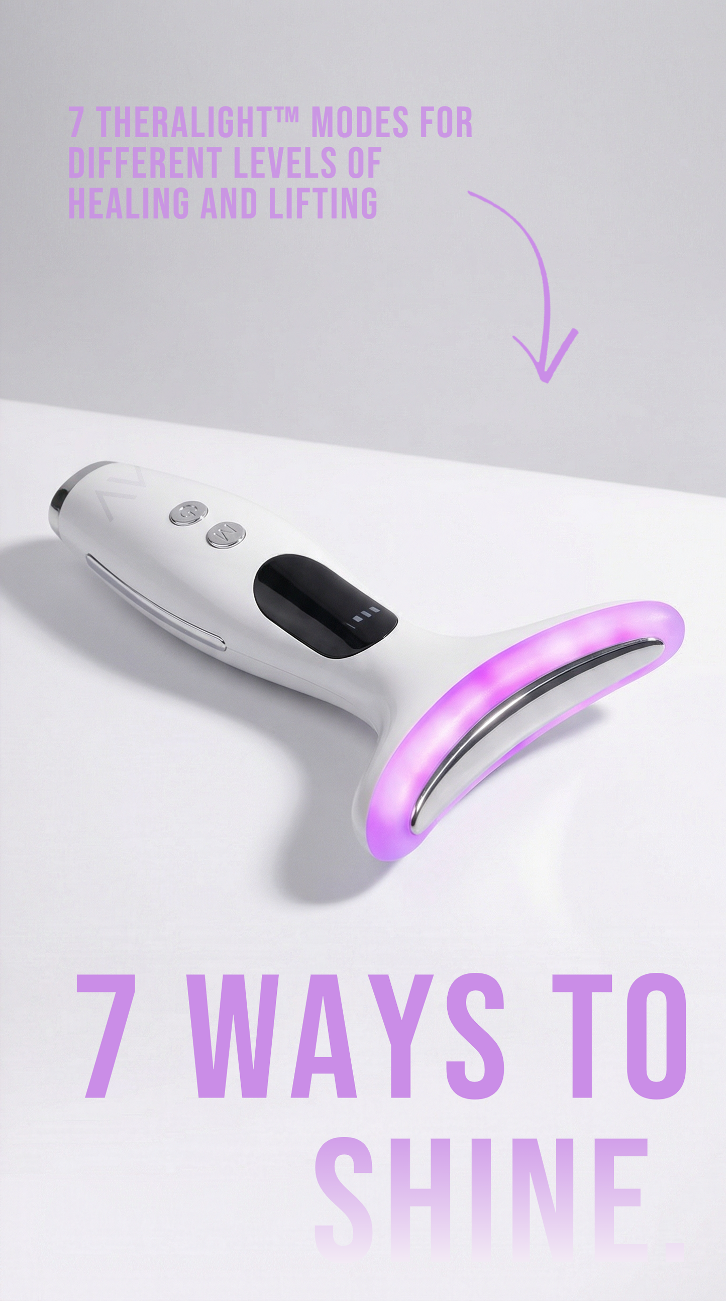 JawGlo™ Chin Lift Sculpting Pen - Violet Light Massage Therapy