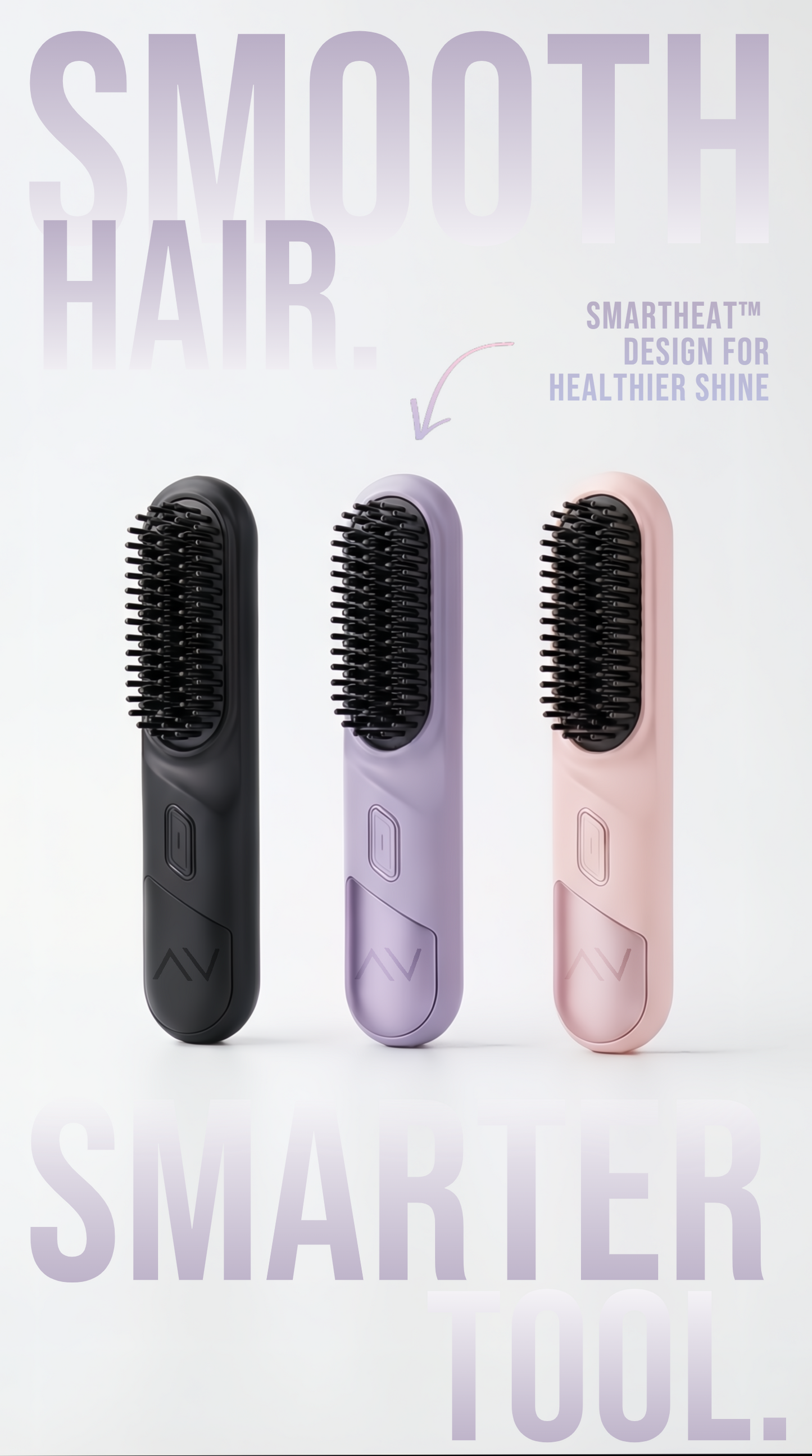 MagicBrush™ Next Gen Hair Straightening Brush- Portable