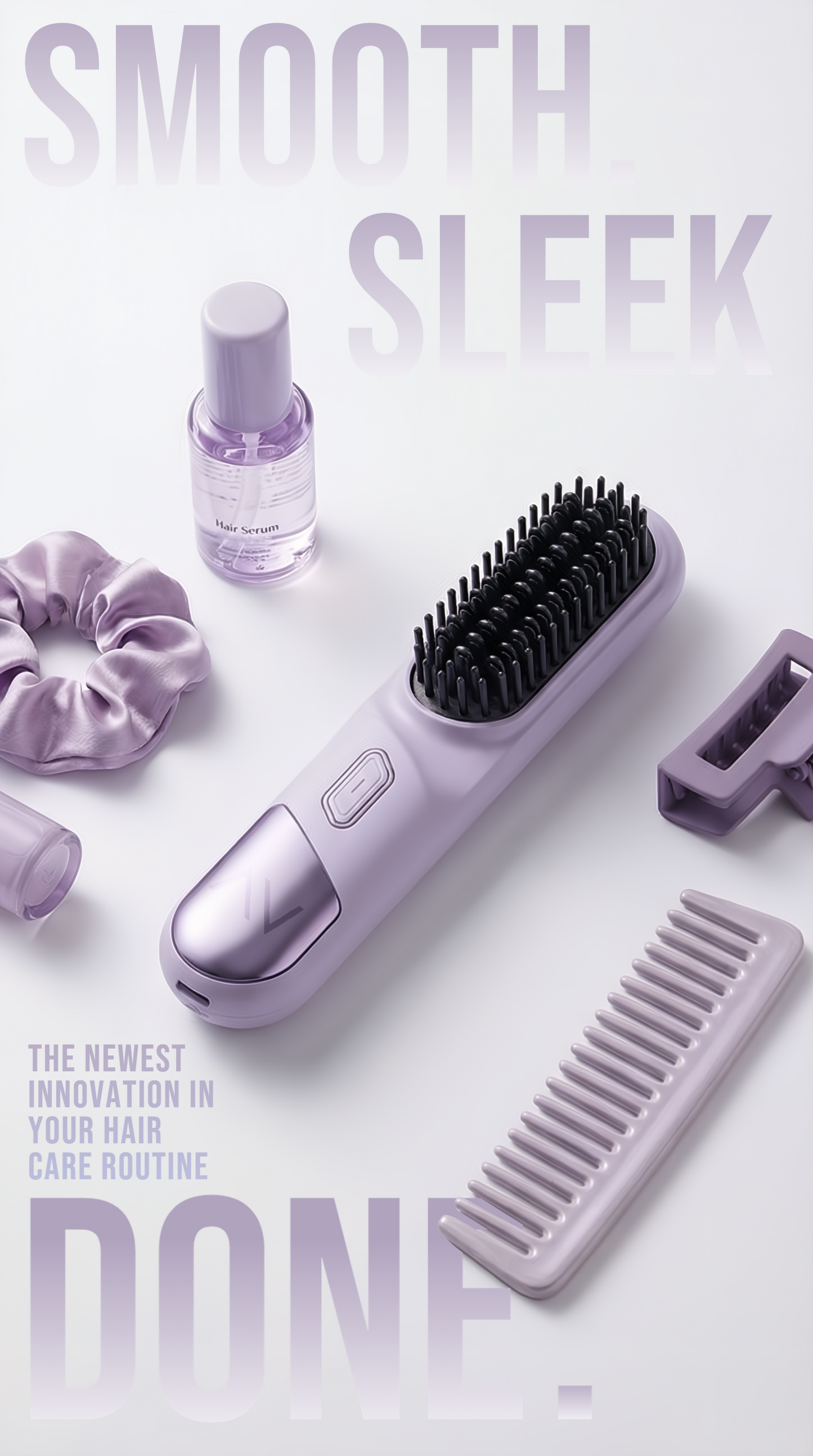 MagicBrush™ Next Gen Hair Straightening Brush- Portable