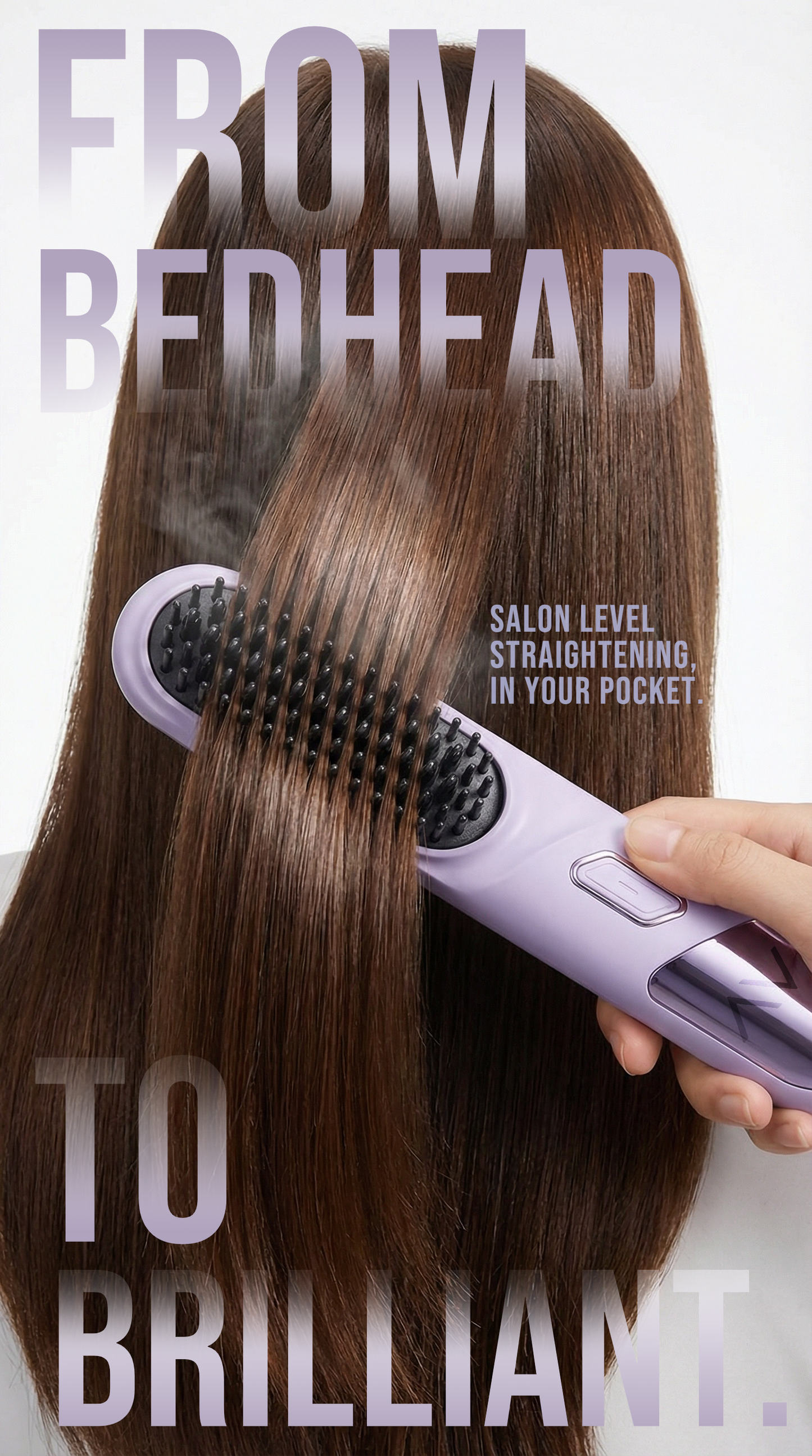 MagicBrush™ Next Gen Hair Straightening Brush- Portable